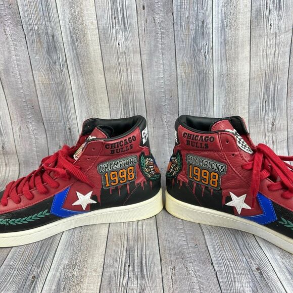 Converse Pro Leather Chinatown Market NBA Chicago Bulls Size 10 US 171241C - Picture 5 of 10